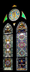 Painted glass window