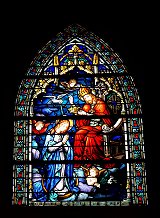 Painted glass window