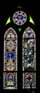 Painted glass window
