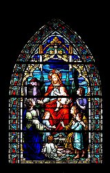 Painted glass window