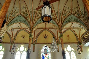 ceiling of Nativity of St. Mary Catholic Church in High Hill