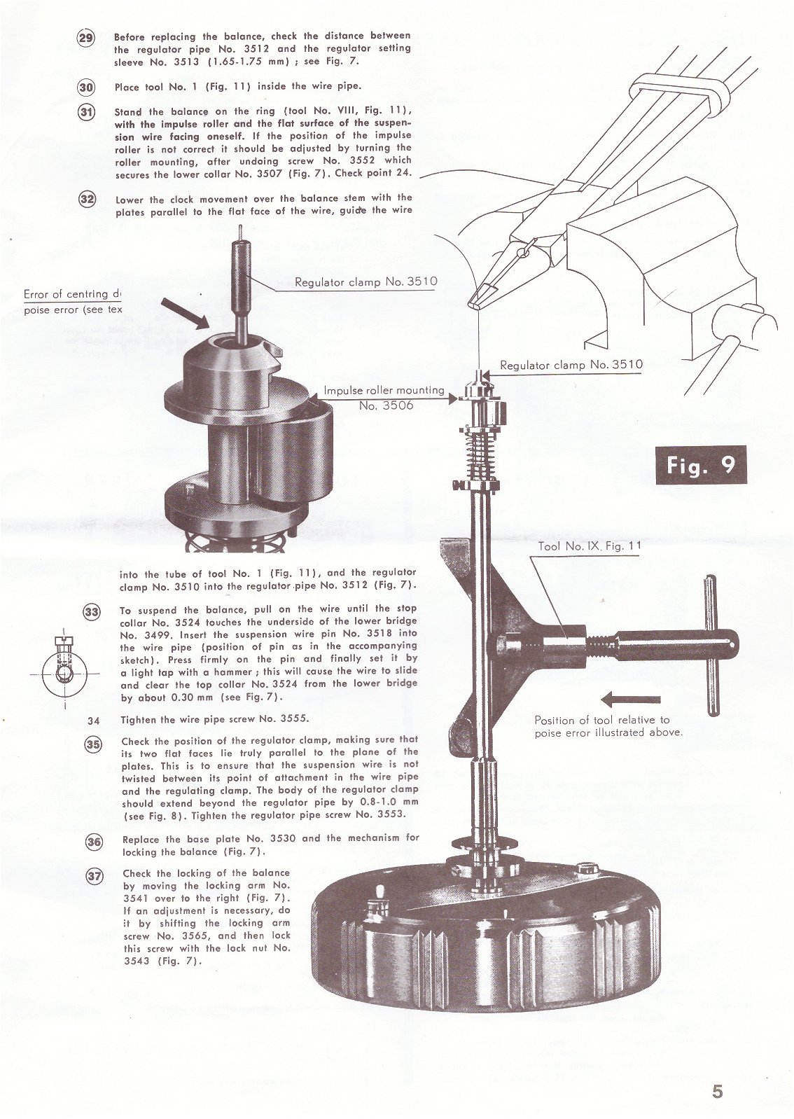 parts list for Atmos clock