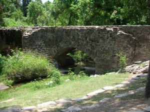 bridge of the aqueduct in San Antonio Texas